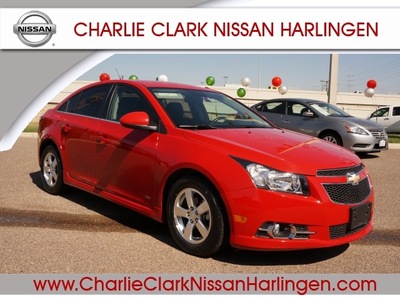chevrolet cruze 2012 red sedan lt gasoline 4 cylinders front wheel drive automatic 78552