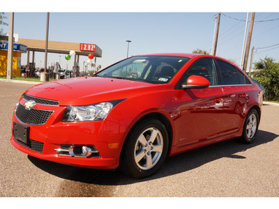 chevrolet cruze 2012 red sedan lt gasoline 4 cylinders front wheel drive automatic 78552