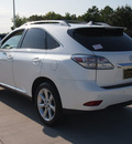 lexus rx 350 2012 white suv 6 cylinders shiftable automatic 77074