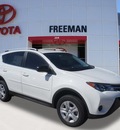 toyota rav4 2014 white suv le 4 cylinders 6 speed automatic 76053