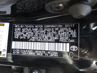 toyota camry l le xle se xse