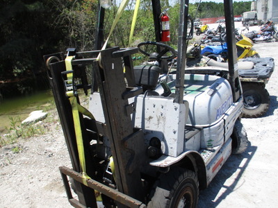 toyota forklift silver