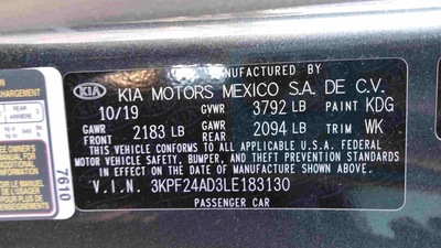 kia forte 2l