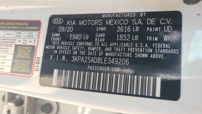 kia rio 1 6l